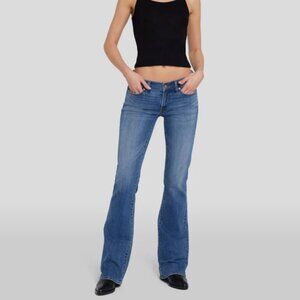 Abercrombie & Fitch Jeans Flare Vintage Medium Blue Wash Women's SZ 6 Short